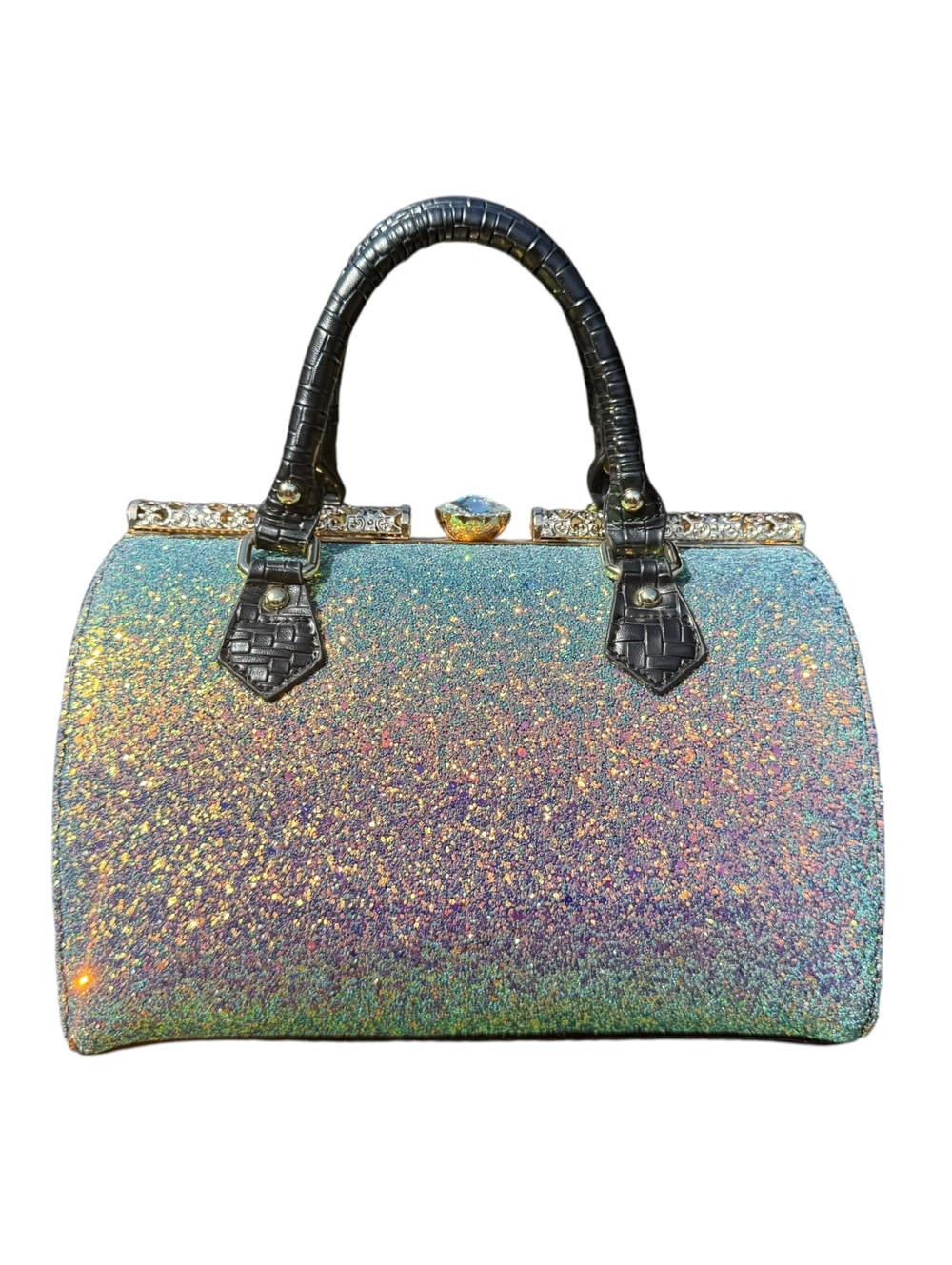 Fabulous Iridescent Crystallized Handbag